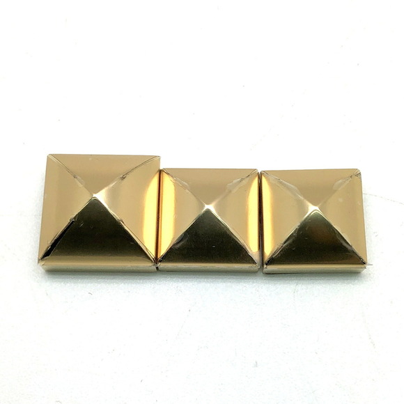 HERMES Hermes Scarf Ring Medor 3-Row Twilly 3P Set of 3 Gold Unused Mikunigao...